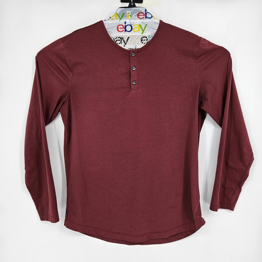 Cuts Shirt Mens XXL Curve Hem Performance Tee Activewear Gym‎ Long Sleeve